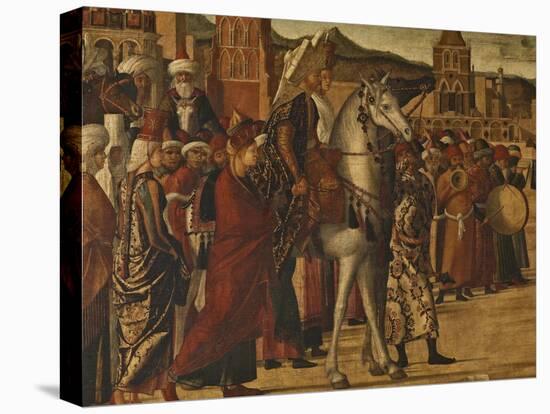 The Triumph of St George-Vittore Carpaccio-Stretched Canvas