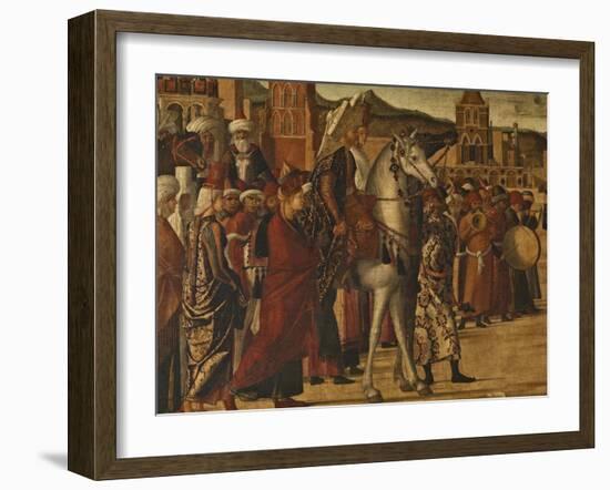 The Triumph of St George-Vittore Carpaccio-Framed Giclee Print