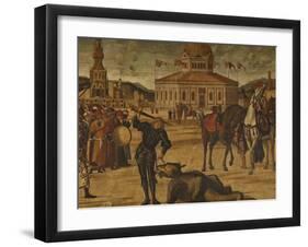 The Triumph of St George-Vittore Carpaccio-Framed Giclee Print