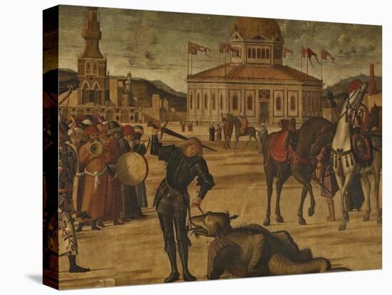 The Triumph of St George-Vittore Carpaccio-Stretched Canvas