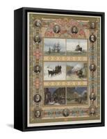 The Triumph of Steam and Electricity-William Lionel Wyllie-Framed Stretched Canvas