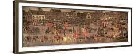 The Triumph of the Archduchess Isabella (1556-1633) in the Brussels Ommeganck of 31st May 1615-Denys van Alsloot-Framed Premium Giclee Print