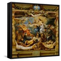 The Triumph of the Catholic Truth-Peter Paul Rubens-Framed Stretched Canvas