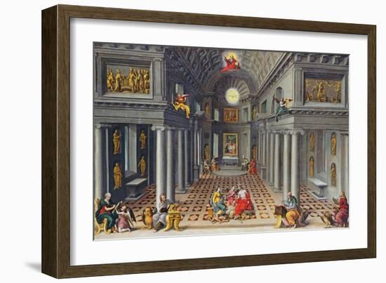 The Triumph of the Church or an Allegory of Christianity-Hans Or Jan Vredeman De Vries-Framed Giclee Print