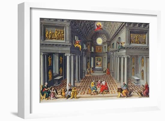 The Triumph of the Church or an Allegory of Christianity-Hans Or Jan Vredeman De Vries-Framed Giclee Print