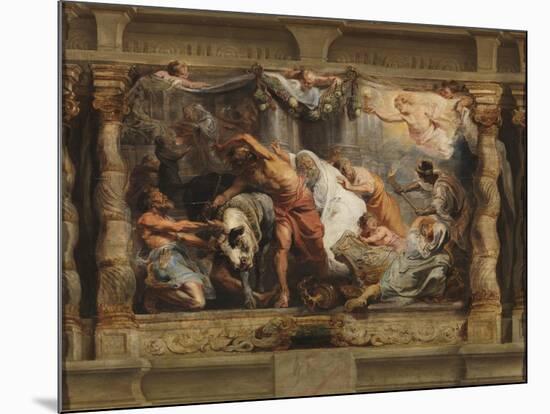 The Triumph of the Eucharist over Idolatry, 1625-1626-Peter Paul Rubens-Mounted Giclee Print