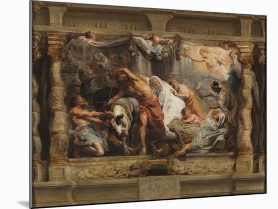 The Triumph of the Eucharist over Idolatry, 1625-1626-Peter Paul Rubens-Mounted Giclee Print