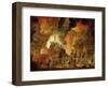 The Triumph of the Guillotine in Hell-Nicolas Antoine Taunay-Framed Giclee Print