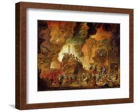 The Triumph of the Guillotine in Hell-Nicolas Antoine Taunay-Framed Giclee Print