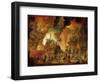 The Triumph of the Guillotine in Hell-Nicolas Antoine Taunay-Framed Giclee Print