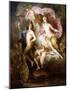 The Triumph of Venus and Cupid with Cupid's Chariot-Johann Georg Platzer-Mounted Giclee Print