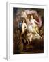 The Triumph of Venus and Cupid with Cupid's Chariot-Johann Georg Platzer-Framed Giclee Print