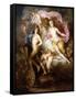 The Triumph of Venus and Cupid with Cupid's Chariot-Johann Georg Platzer-Framed Stretched Canvas