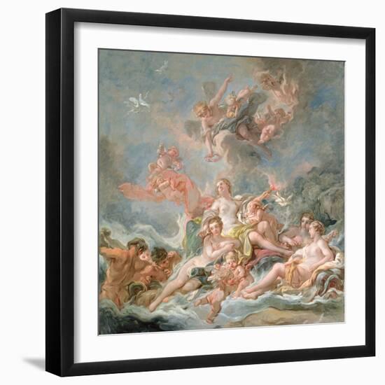 The Triumph of Venus, C.1745 (Oil on Canvas)-Francois Boucher-Framed Giclee Print