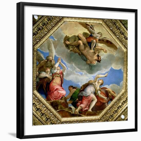 The Triumph of Virtue over Vice-Giambattista Zelotti-Framed Giclee Print