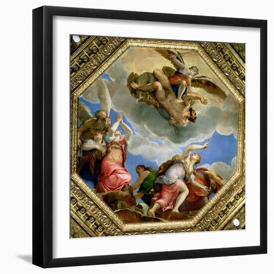 The Triumph of Virtue over Vice-Giambattista Zelotti-Framed Giclee Print