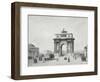 The Triumphal Arch at the Tver Gates in Moscow, 1840s-null-Framed Giclee Print