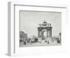 The Triumphal Arch at the Tver Gates in Moscow, 1840s-null-Framed Giclee Print