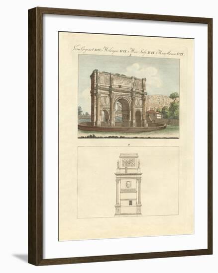 The Triumphal Arch of Emperor Constantin in Rome-null-Framed Giclee Print