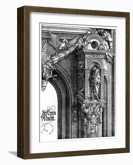 The Triumphal Arch of Emperor Maximilian I, 1515-Albrecht Durer-Framed Giclee Print