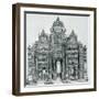 The Triumphal Arch of Emperor Maximilian I of Germany, Dated 1515, Pub. 1517/18-Albrecht Dürer-Framed Giclee Print