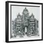 The Triumphal Arch of Emperor Maximilian I of Germany, Dated 1515, Pub. 1517/18-Albrecht Dürer-Framed Giclee Print