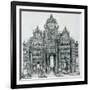 The Triumphal Arch of Emperor Maximilian I of Germany, Dated 1515, Pub. 1517/18-Albrecht Dürer-Framed Giclee Print