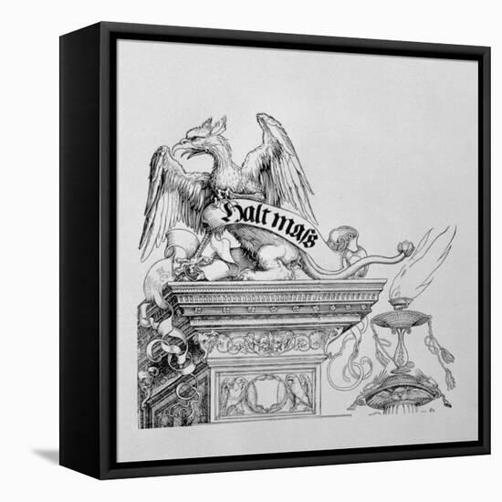 The Triumphal Arch of Emperor Maximilian I of Germany-Albrecht Dürer-Framed Stretched Canvas
