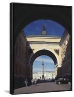 The Triumphal Arch of the General Staff Building in Saint Petersburg, 1819-1829-Carlo Rossi-Framed Photographic Print