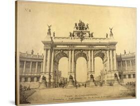 The Triumphal Arch of the Palais du Cinquantenaire, Brussels, 1906-Charles Louis Girault-Stretched Canvas