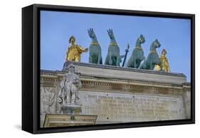 The Triumphal Chariot-Cora Niele-Framed Stretched Canvas