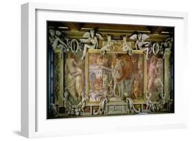 The Triumphal Elephant, an Allegorical Tribute to Francis I-Rosso Fiorentino (Battista di Jacopo)-Framed Giclee Print