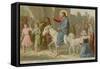 The Triumphal Entry of Jesus into Jerusalem-null-Framed Stretched Canvas