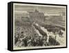 The Triumphal Entry of the German Troops into Berlin, the Brandenburg Gate-null-Framed Stretched Canvas