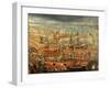 The Triumphant Return of Doge Francesco Morosini to Venice-Italian School-Framed Giclee Print