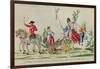 The Triumphant Return of the French Heroines from Versailles to Paris on the 6 October 1789-null-Framed Giclee Print