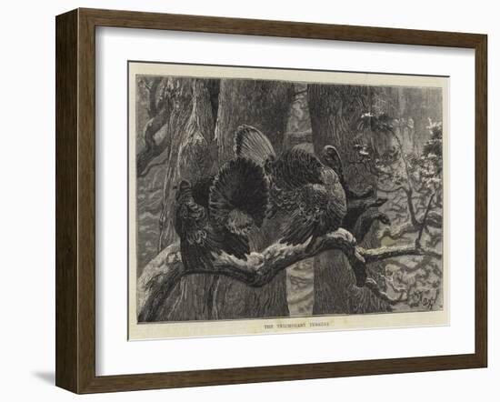 The Triumphant Turkeys-Arthur Boyd Houghton-Framed Giclee Print