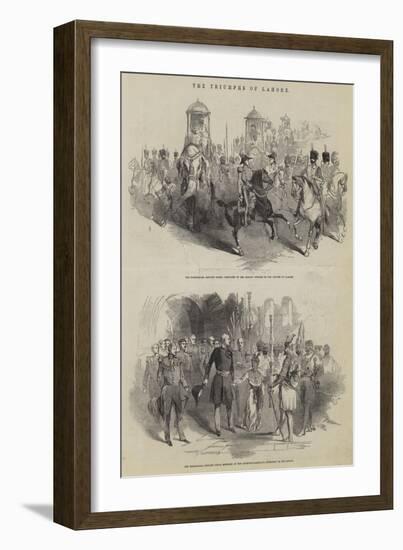 The Triumphs of Lahore-null-Framed Giclee Print