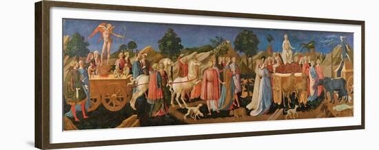 The Triumphs of Love, Chastity, and Death, C. 1450-Francesco Di Stefano Pesellino-Framed Premium Giclee Print