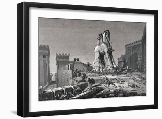 The Trojan Horse-null-Framed Giclee Print