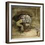 The Troll and the Boy-John Bauer-Framed Giclee Print