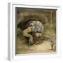 The Troll and the Boy-John Bauer-Framed Giclee Print