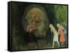 The troll lured the girls with gold-Erik Theodor Werenskiold-Framed Stretched Canvas