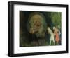 The troll lured the girls with gold-Erik Theodor Werenskiold-Framed Premium Giclee Print