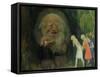 The troll lured the girls with gold-Erik Theodor Werenskiold-Framed Stretched Canvas