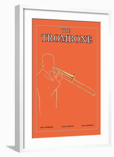 The Trombone-null-Framed Art Print