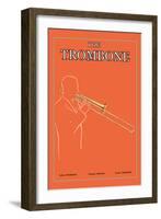 The Trombone-null-Framed Art Print