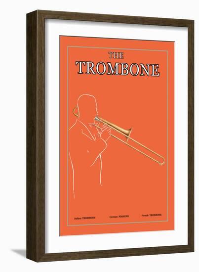 The Trombone-null-Framed Art Print