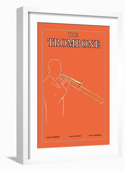 The Trombone-null-Framed Art Print