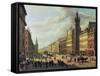 The Trongate, Glasgow, 1826-John Knox-Framed Stretched Canvas